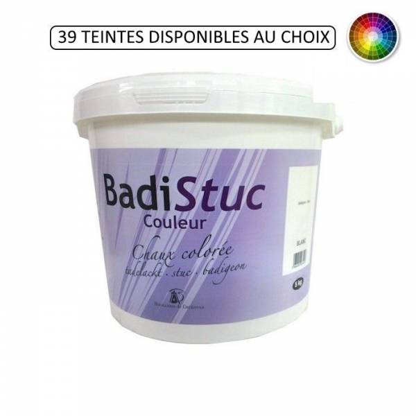 Chaux colorée pour badigeon ou stuc