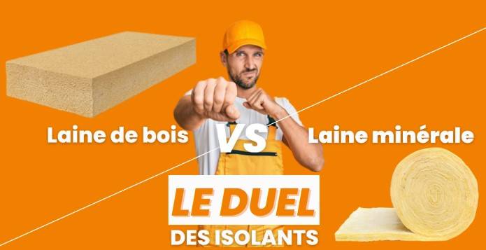 Quelles sont les différences entre un isolant en laine de bois et une laine minérale