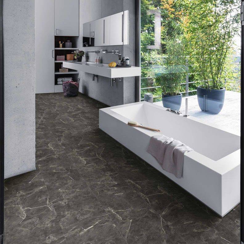 Parquet stratifié pour salle de bain en livraison Rhone-Alpes, Haute-Savoie et Ile-de-France.