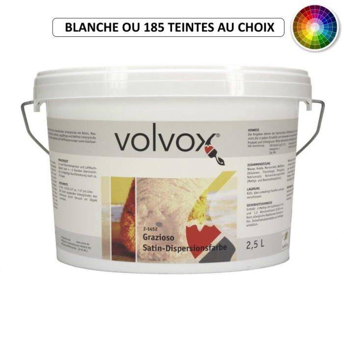Donnez à vos murs intérieurs en aspect soyeux grâce à notre peinture velours à teinter Volvox