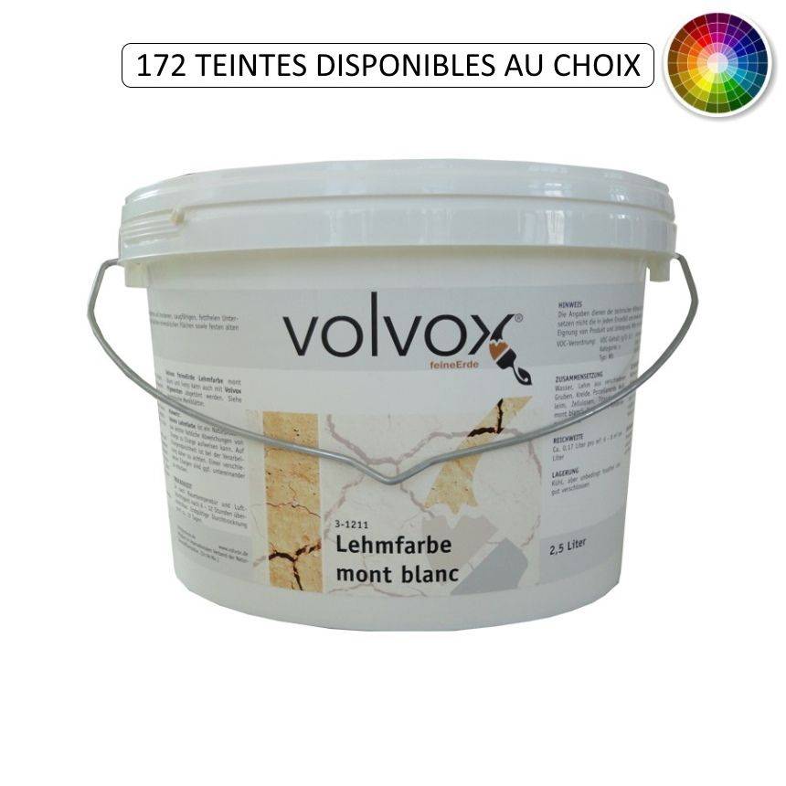 Vente de peinture argile à teinter Lyon et France entière